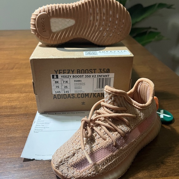 Yeezy 350Clay - Infant size 8K NWT